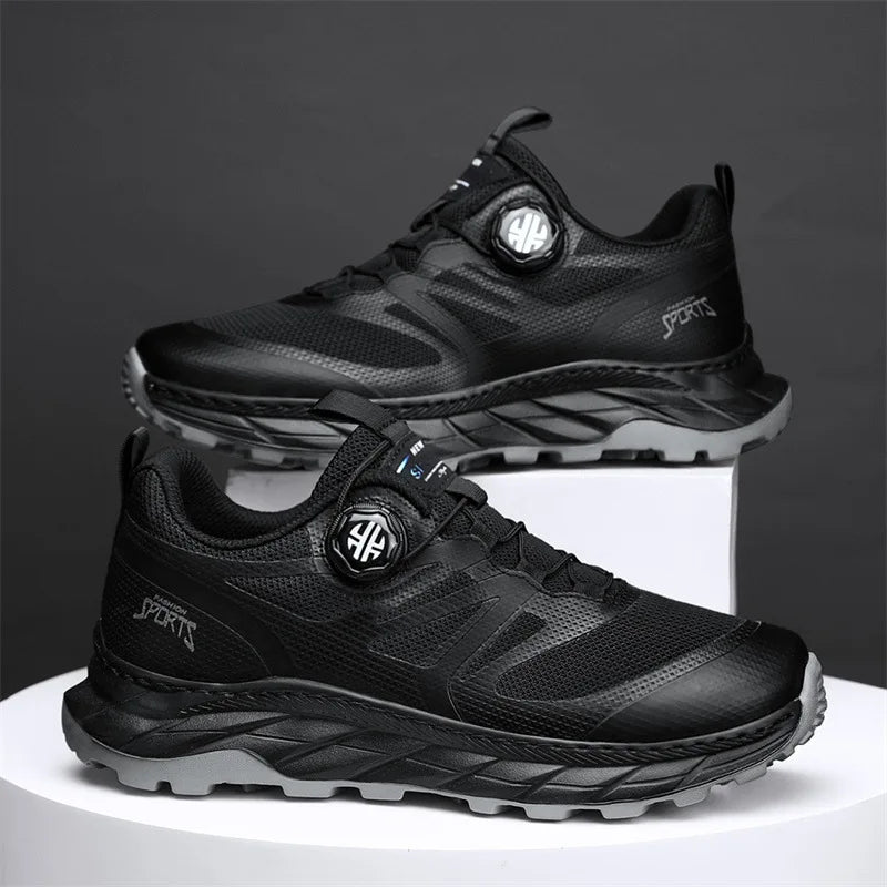 Chaussures de trail pour hommes – Baskets basses respirantes pour la randonnée, l'escalade et les loisirs en extérieur