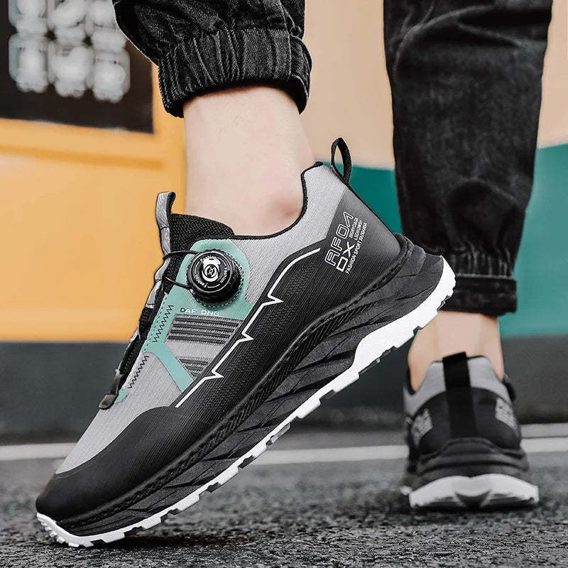 Chaussures de trail pour hommes – Baskets basses respirantes pour la randonnée, l'escalade et les loisirs en extérieur