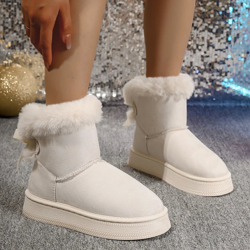 Snow Boots with Bow
