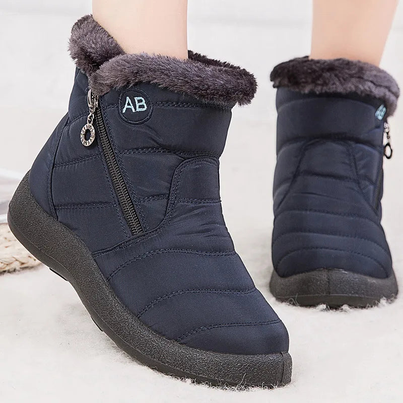 Ankle Boots with Fur