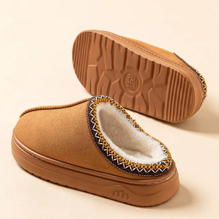 Plush Slipper Boots