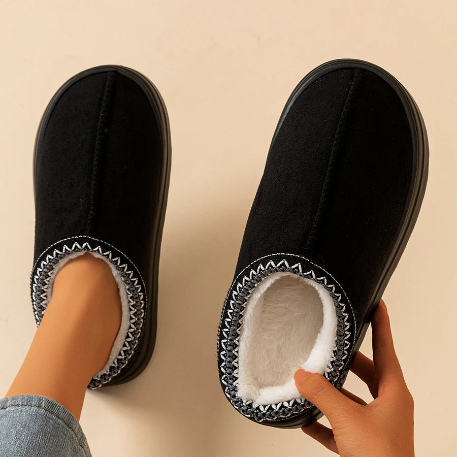 Plush Slipper Boots