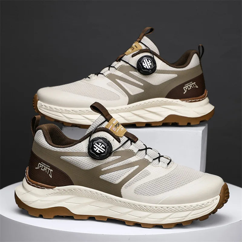 Chaussures de trail pour hommes – Baskets basses respirantes pour la randonnée, l'escalade et les loisirs en extérieur